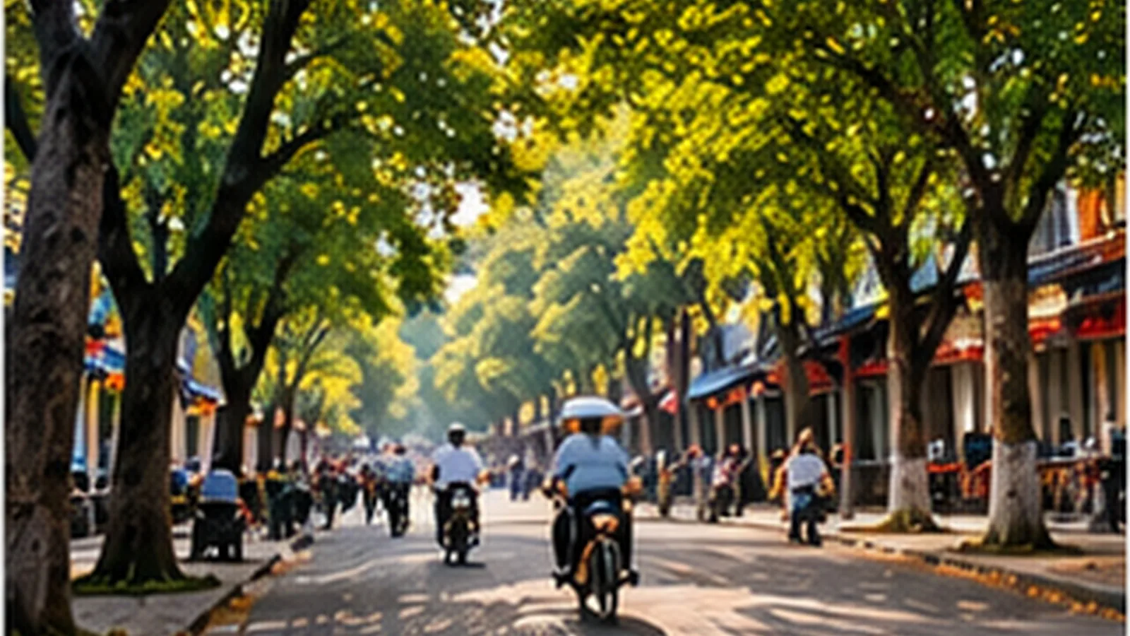 Khi nắng gọi hè về trên những con phố Hà Nội